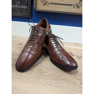 Allen Edmonds "Siena" Men's Cap-Toe Stitch Dress Oxfords 11.5 D Chili Leather
